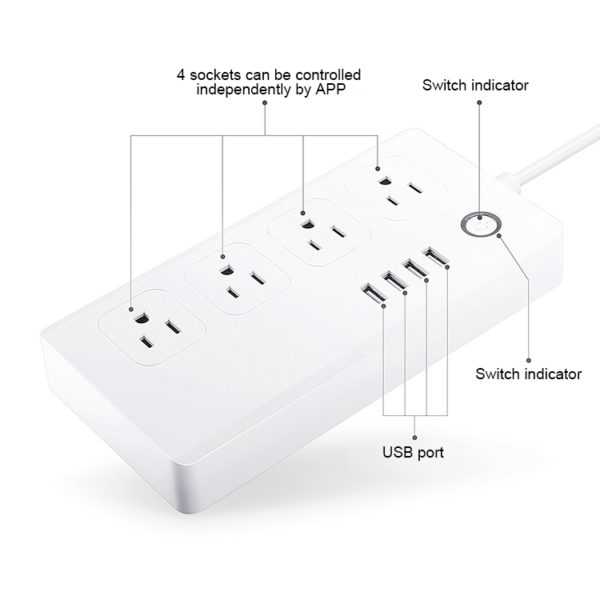 Smart Home WiFi Power Bar